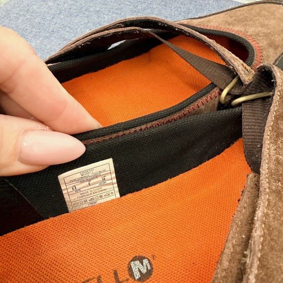 Merrell‎ Albany Women's 8.5 Brown Suede Mary Jane Style Outdoor Comfort Shoes - Picture 3 of 7